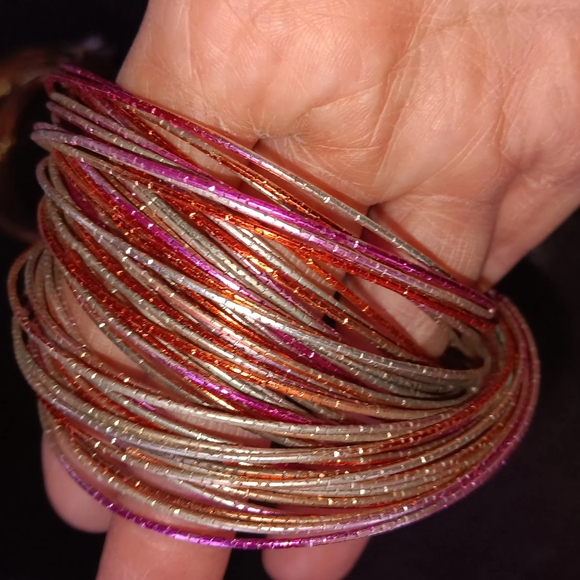 Multicolor Bangle Set - Picture 2 of 4